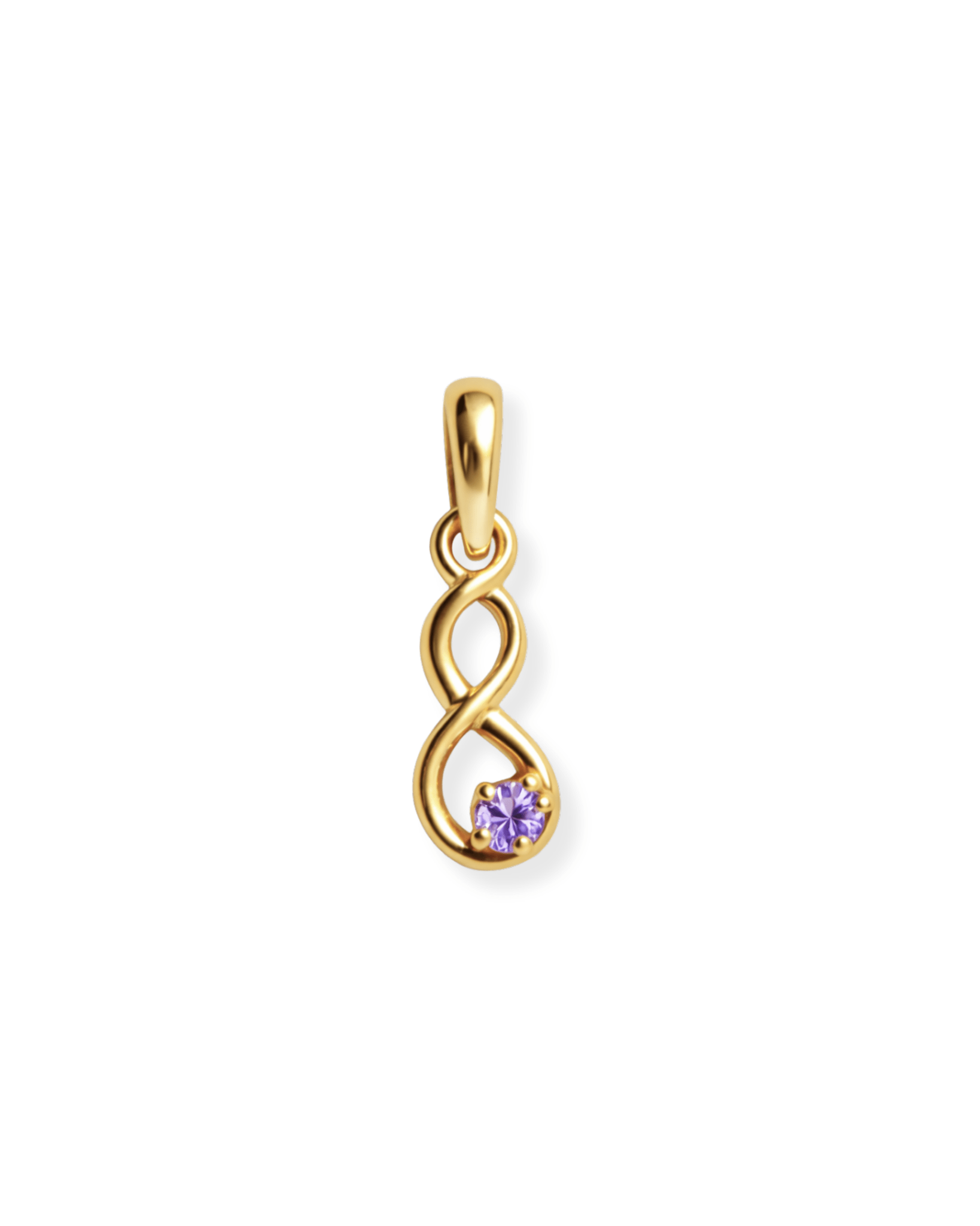 Infinity Pendant (Lilac Amethyst) - Inari Jewellery