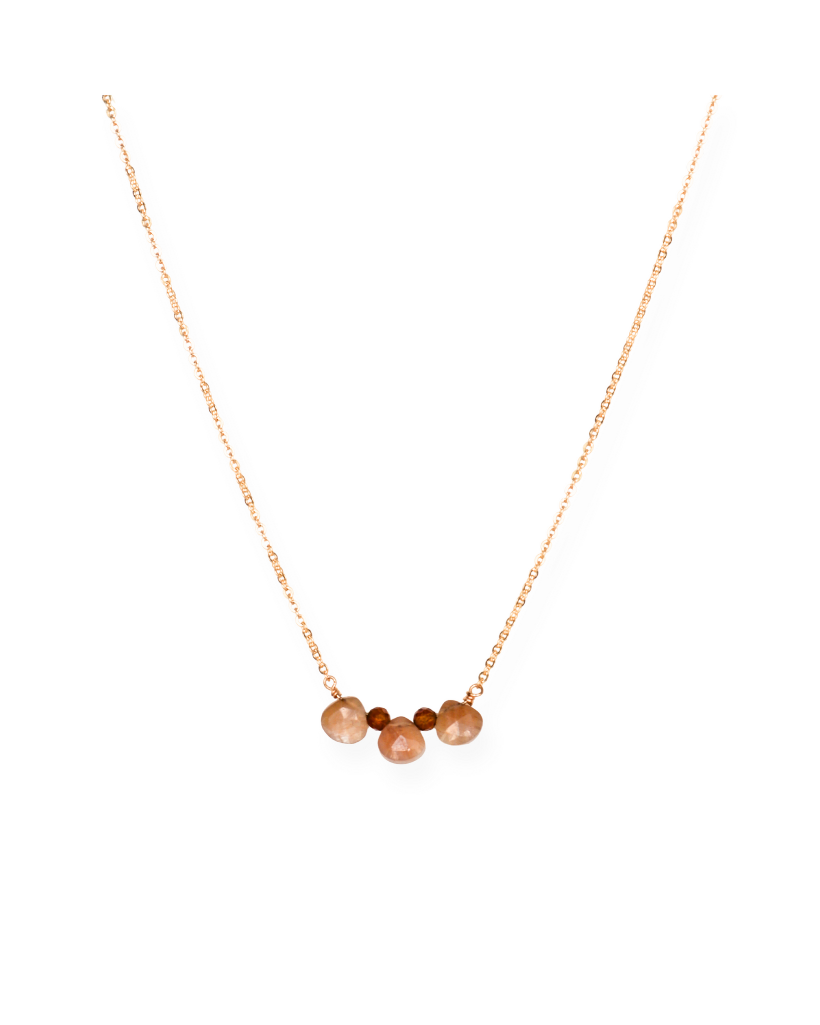 Minimalist Gemstone necklace 