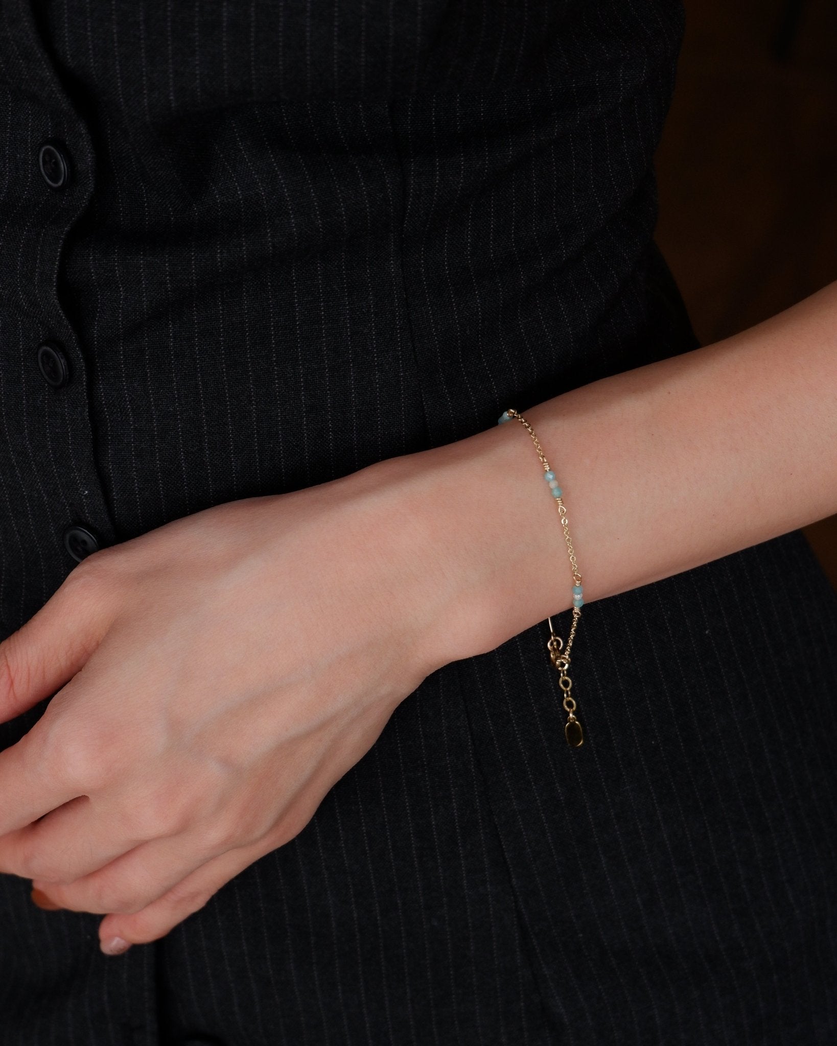 Amarus Gold - Filled Gemstone Bracelet - Inari Jewellery