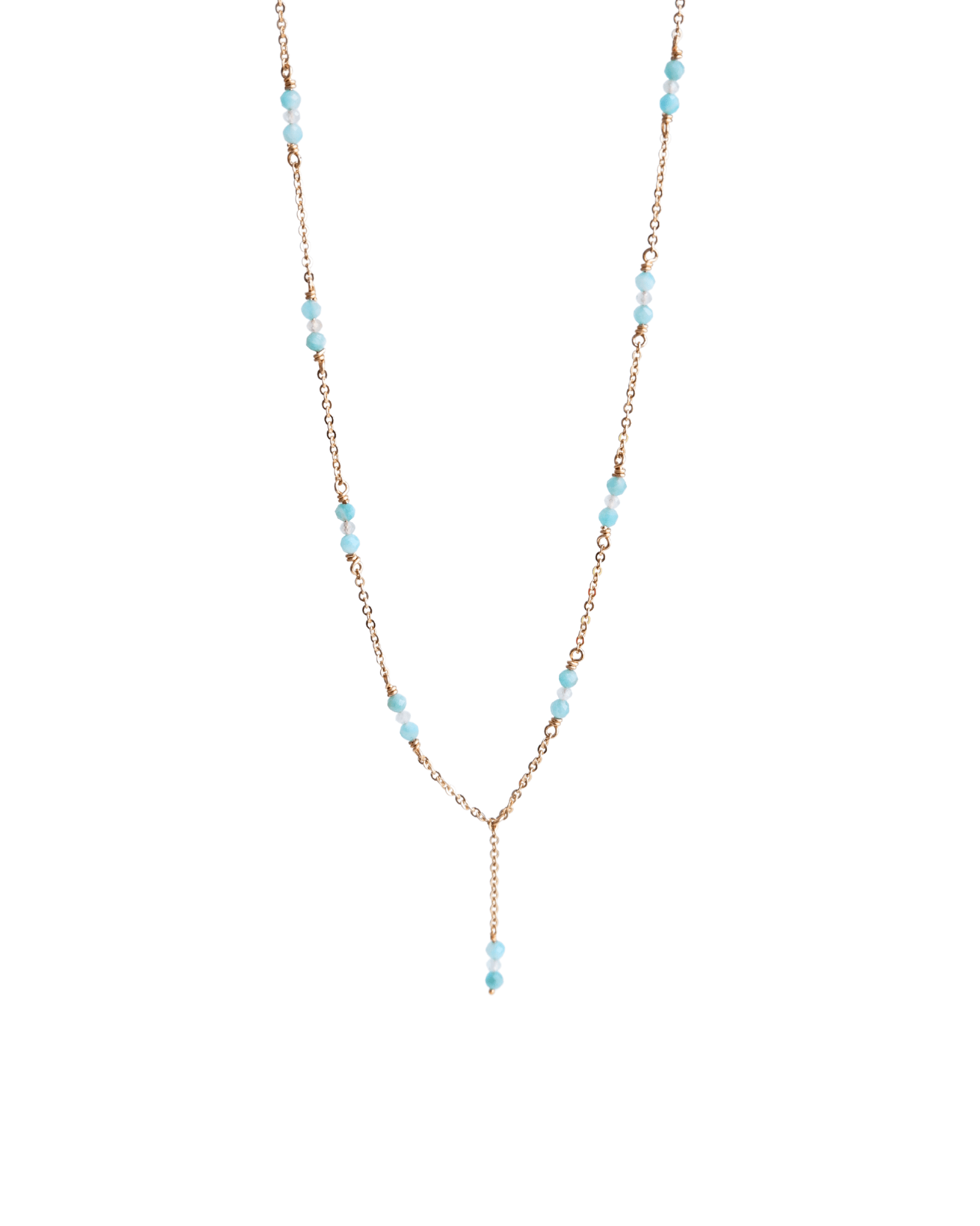 Amarus Gold Filled Gemstone Necklace - Inari Jewellery