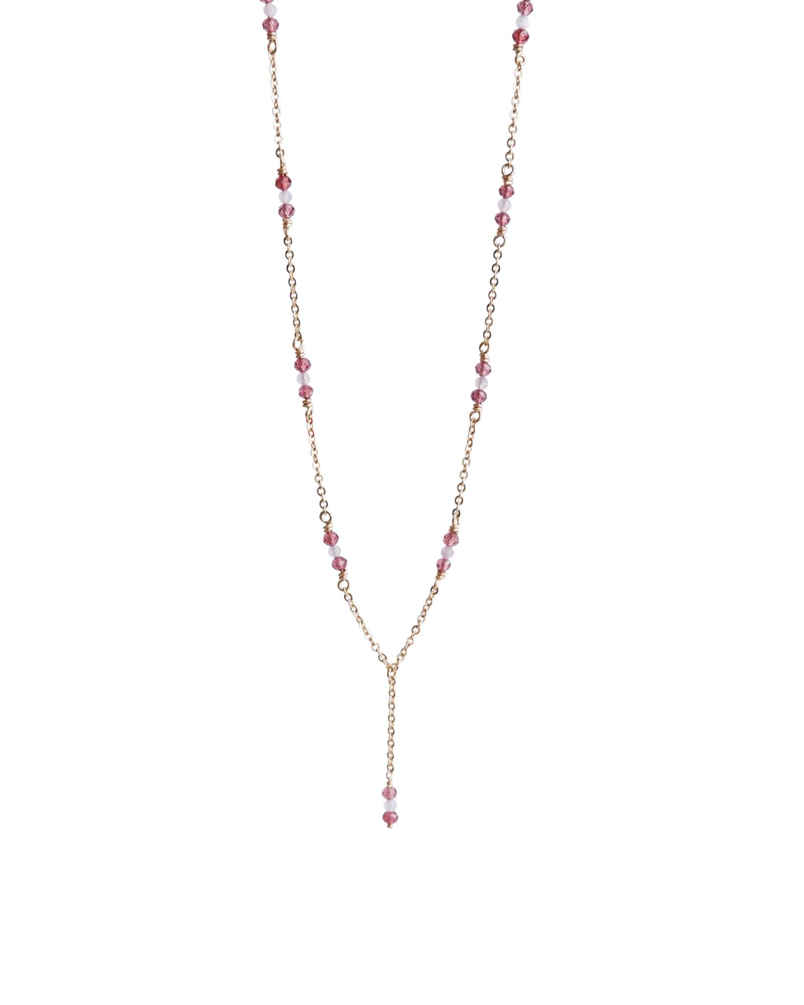 Amarus Gold Filled Gemstone Necklace - Inari Jewellery