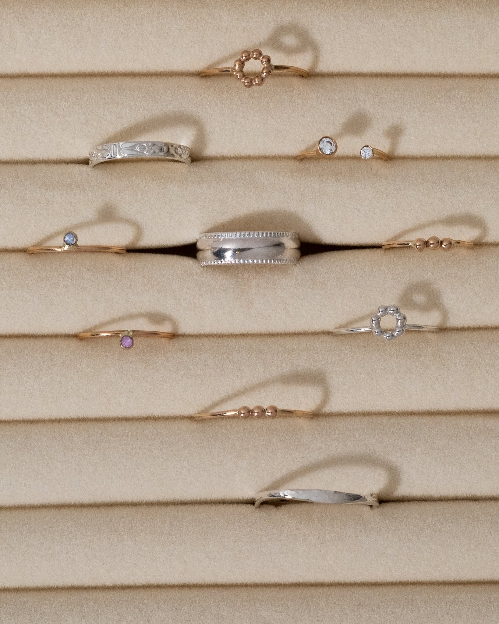 Classic Sterling Silver Cigar Band - Inari Jewellery