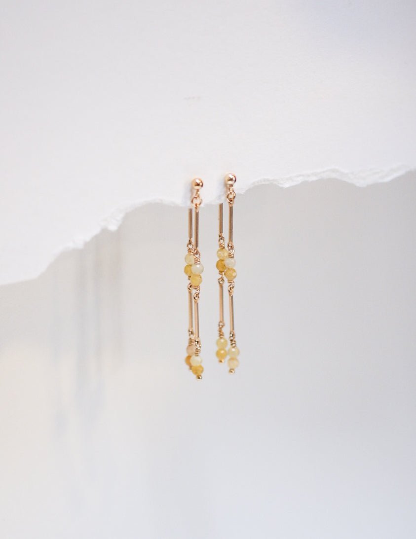 Coco Bamboo Vine Earrings - Inari Jewellery