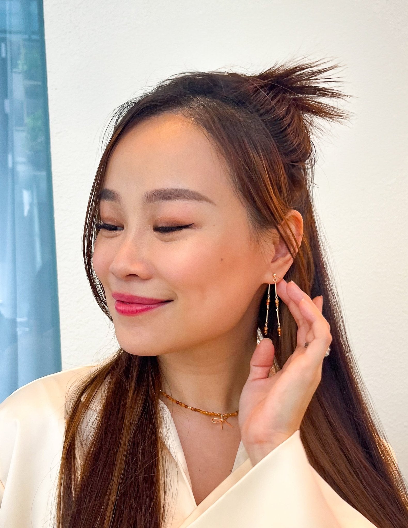 Coco Bamboo Vine Earrings - Inari Jewellery