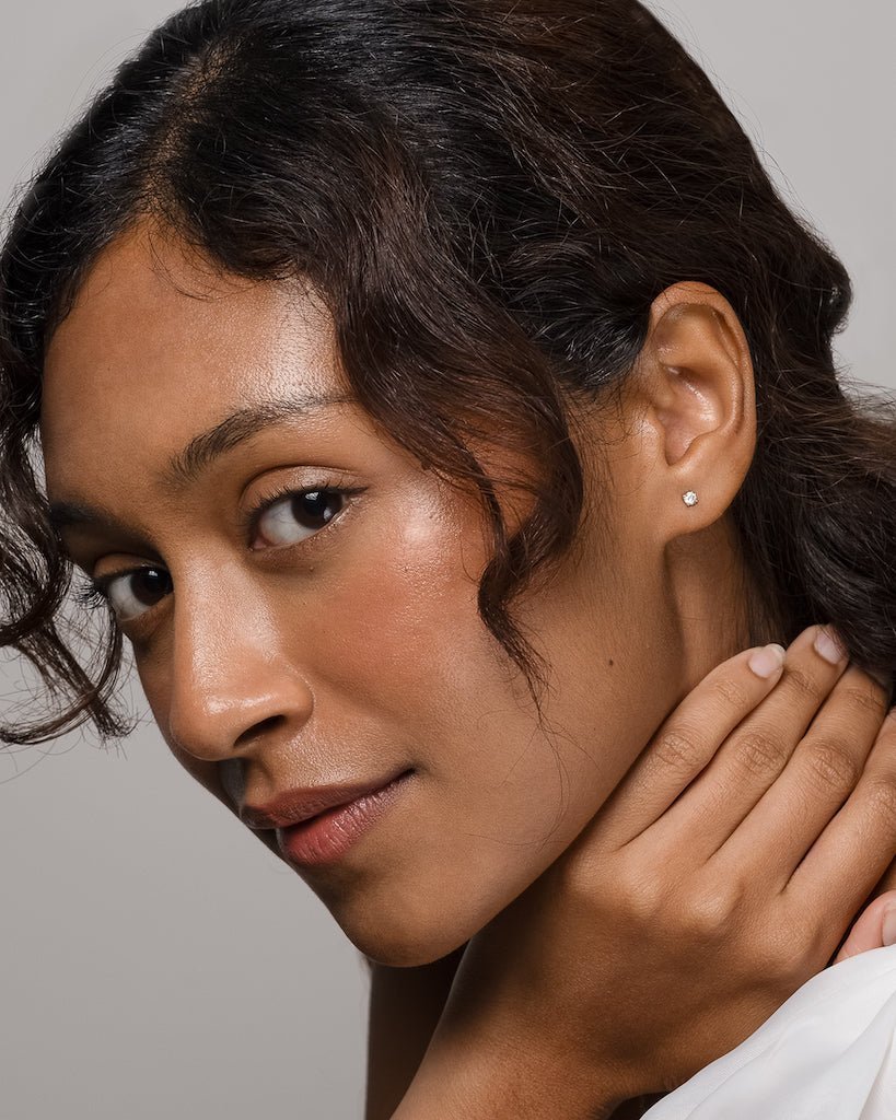 CZ Stud Gold Filled Earrings - Inari Jewellery