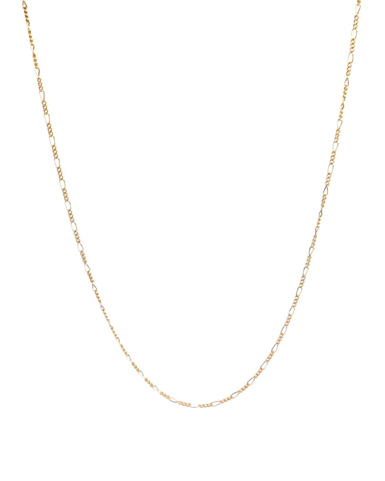 Figaro Gold - Filled Minimalist Chain Necklace - Inari Jewellery