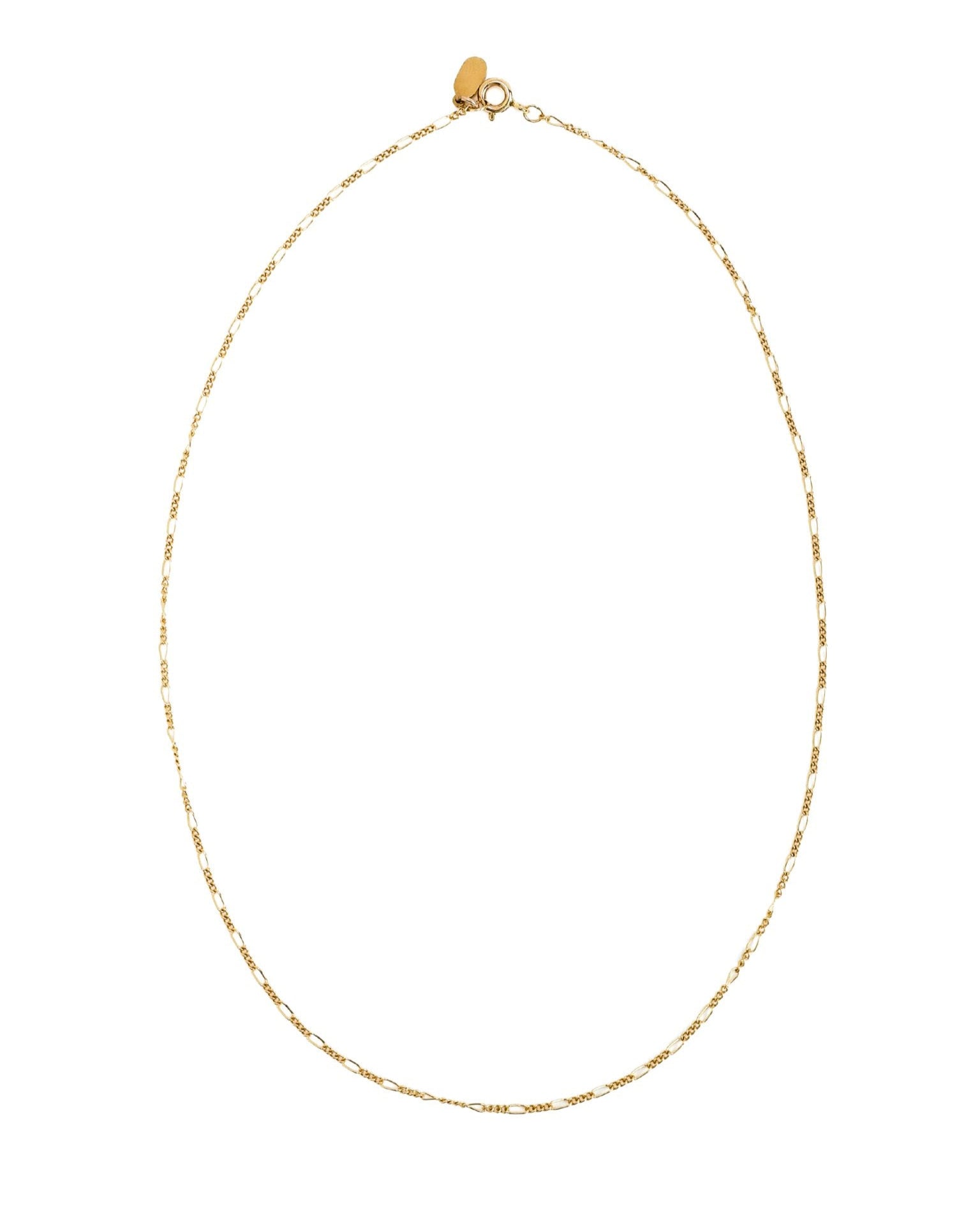 Figaro Gold - Filled Minimalist Chain Necklace - Inari Jewellery