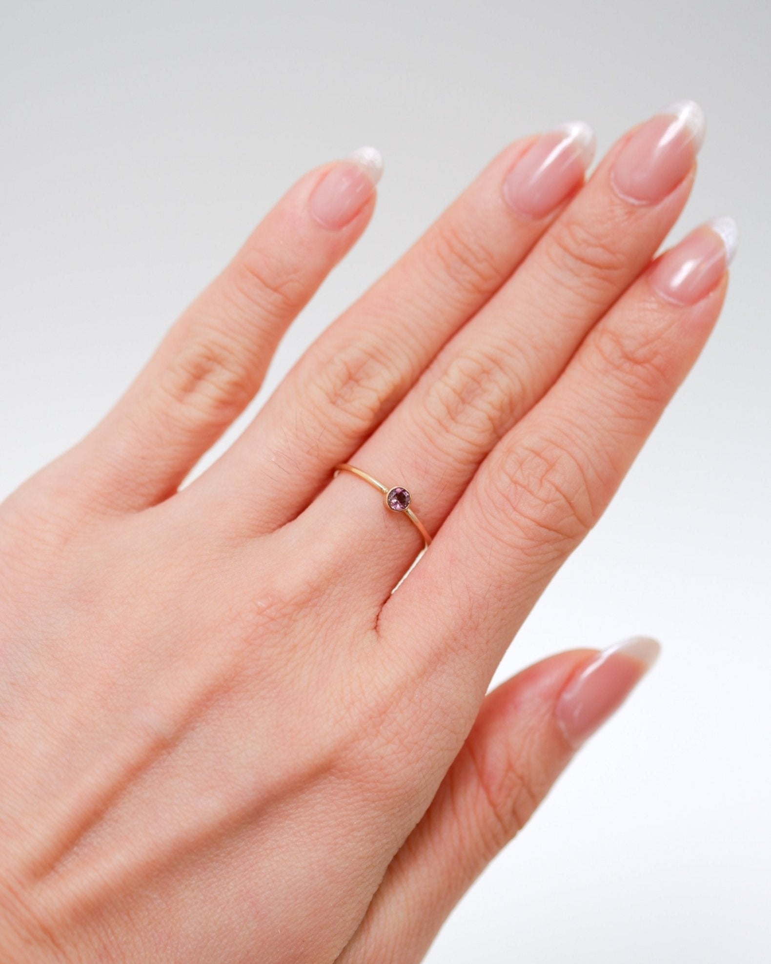 Gemstone Gold Filled Solitaire Ring - Inari Jewellery