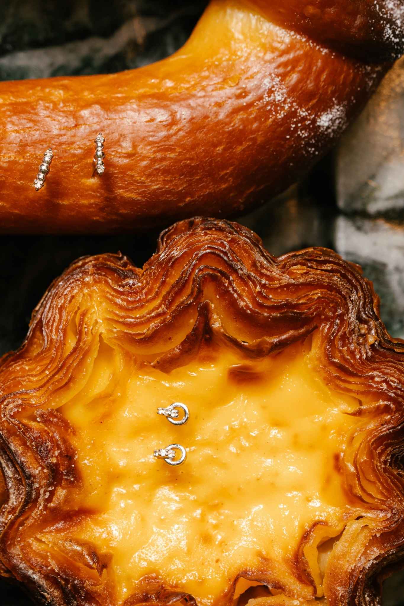 Halo Flatback Earrings (Sterling Sliver) - Inari Jewellery