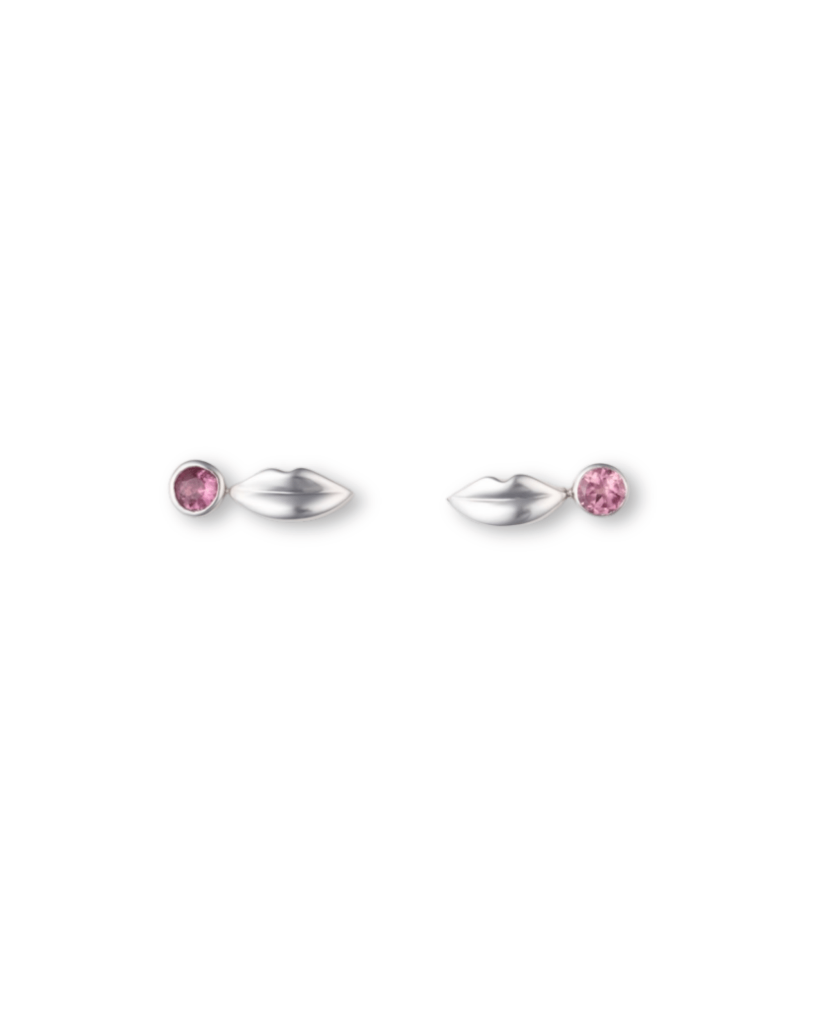 Pink Tourmaline Chérie Drop Earrings in Sterling Silver - Inari Jewellery
