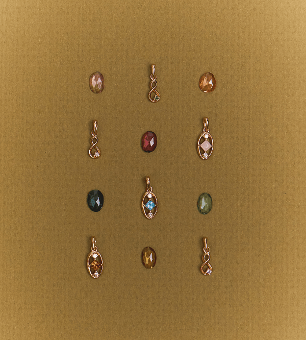 Portrait Pendant (Citrine) - Inari Jewellery