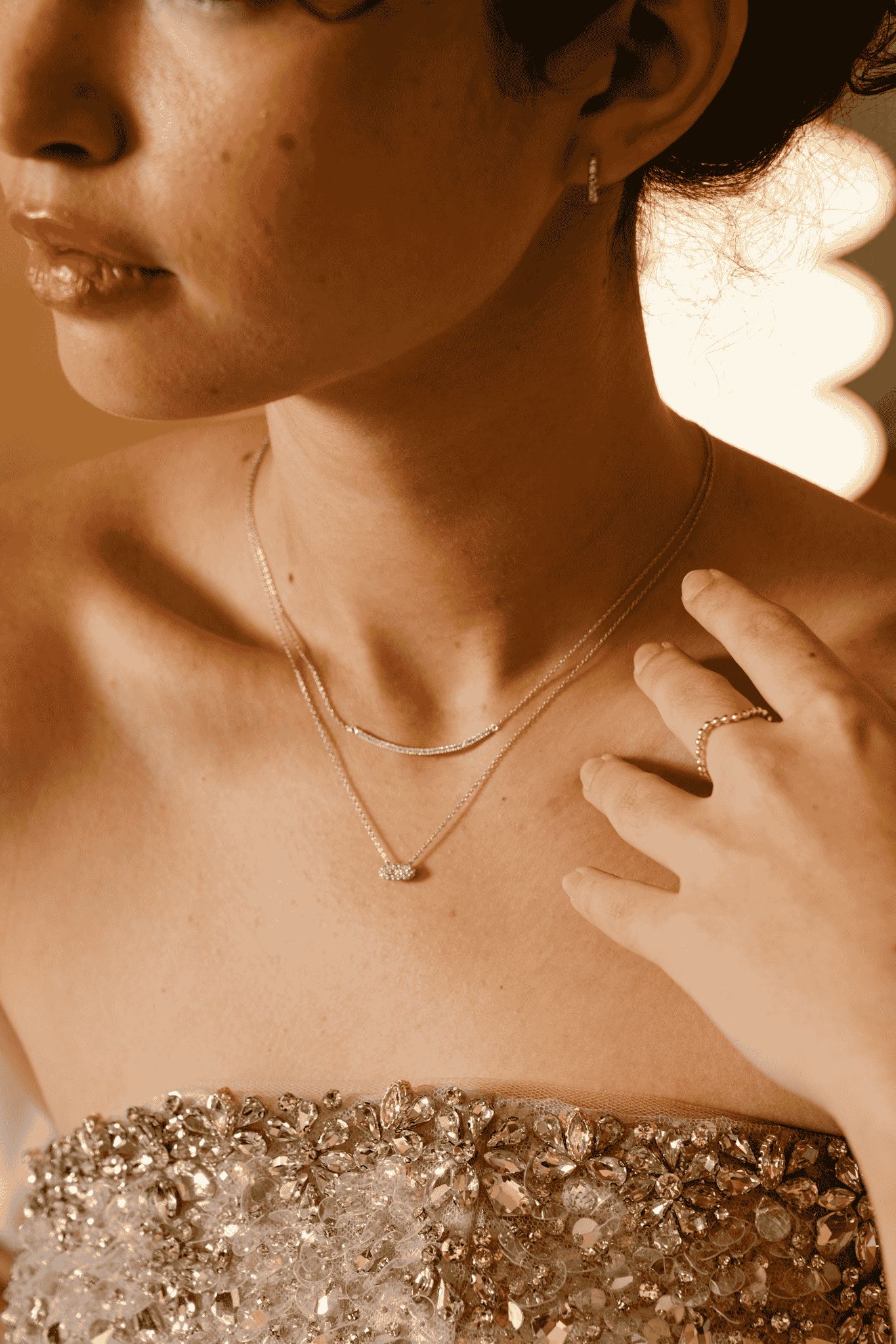 Solstice Arc Necklace (Sterling Sliver) - Inari Jewellery