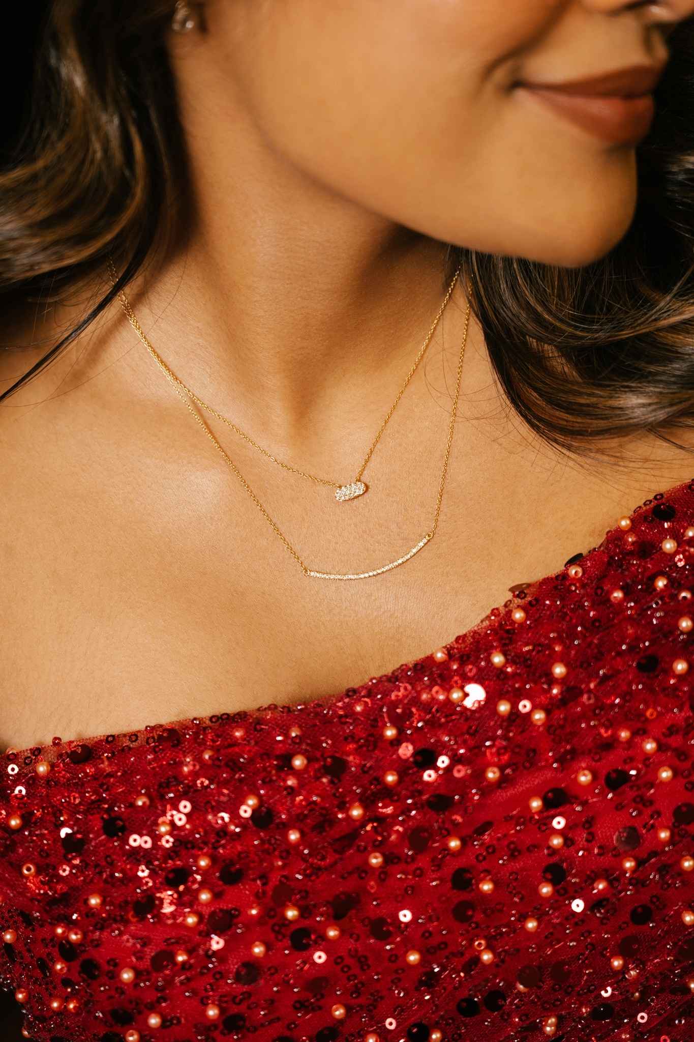 Stardust Cluster Necklace (Gold Vermeil) - Inari Jewellery