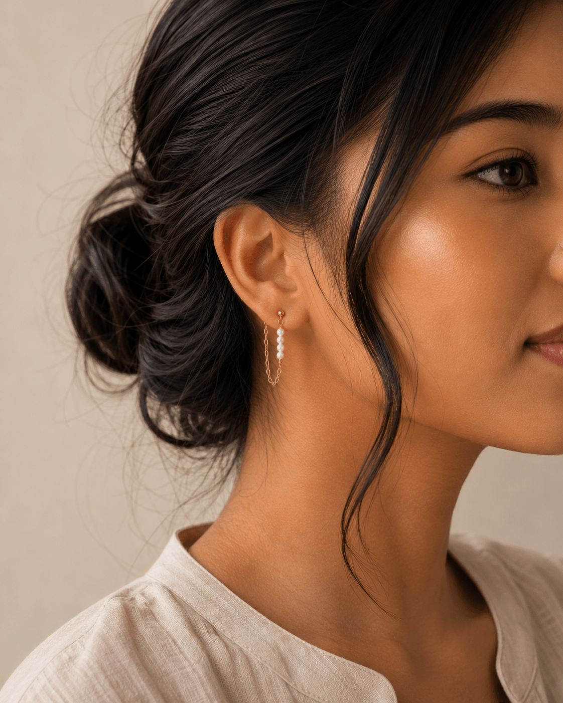 Unity Row Backchain Earring - Inari Jewellery