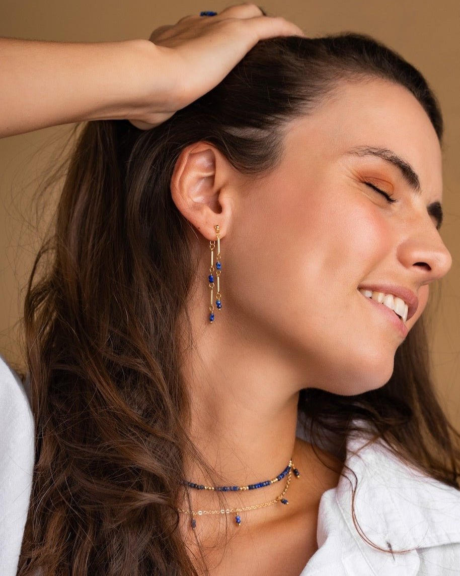 Bamboo Vine Earrings - Inari Jewellery