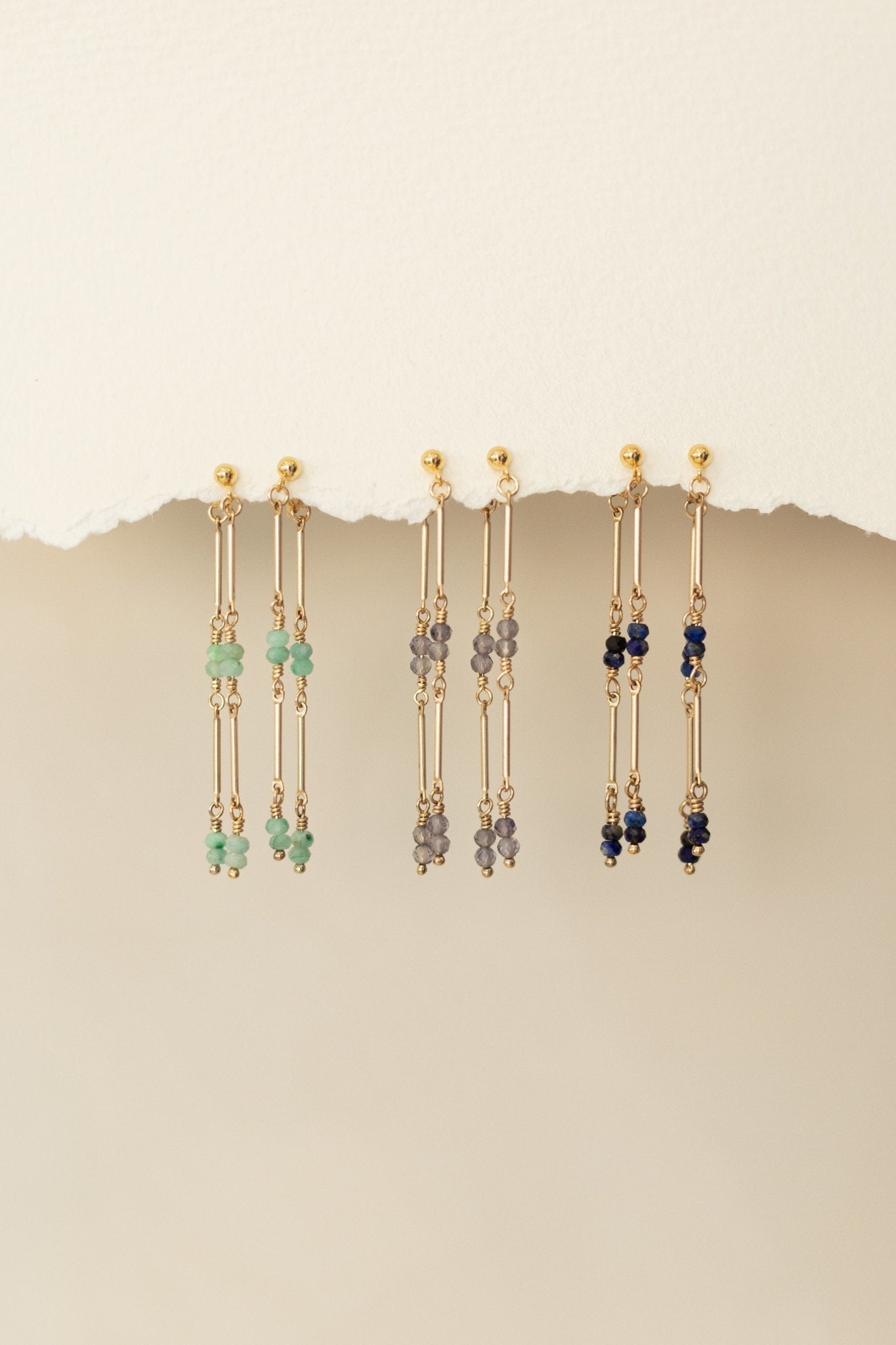 Bamboo Vine Earrings - Inari Jewellery