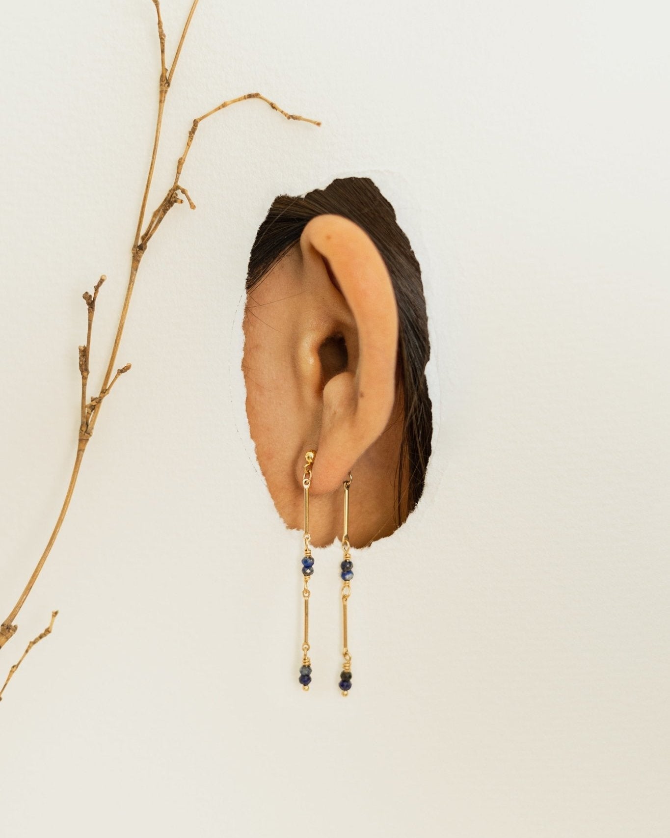 Bamboo Vine Earrings - Inari Jewellery