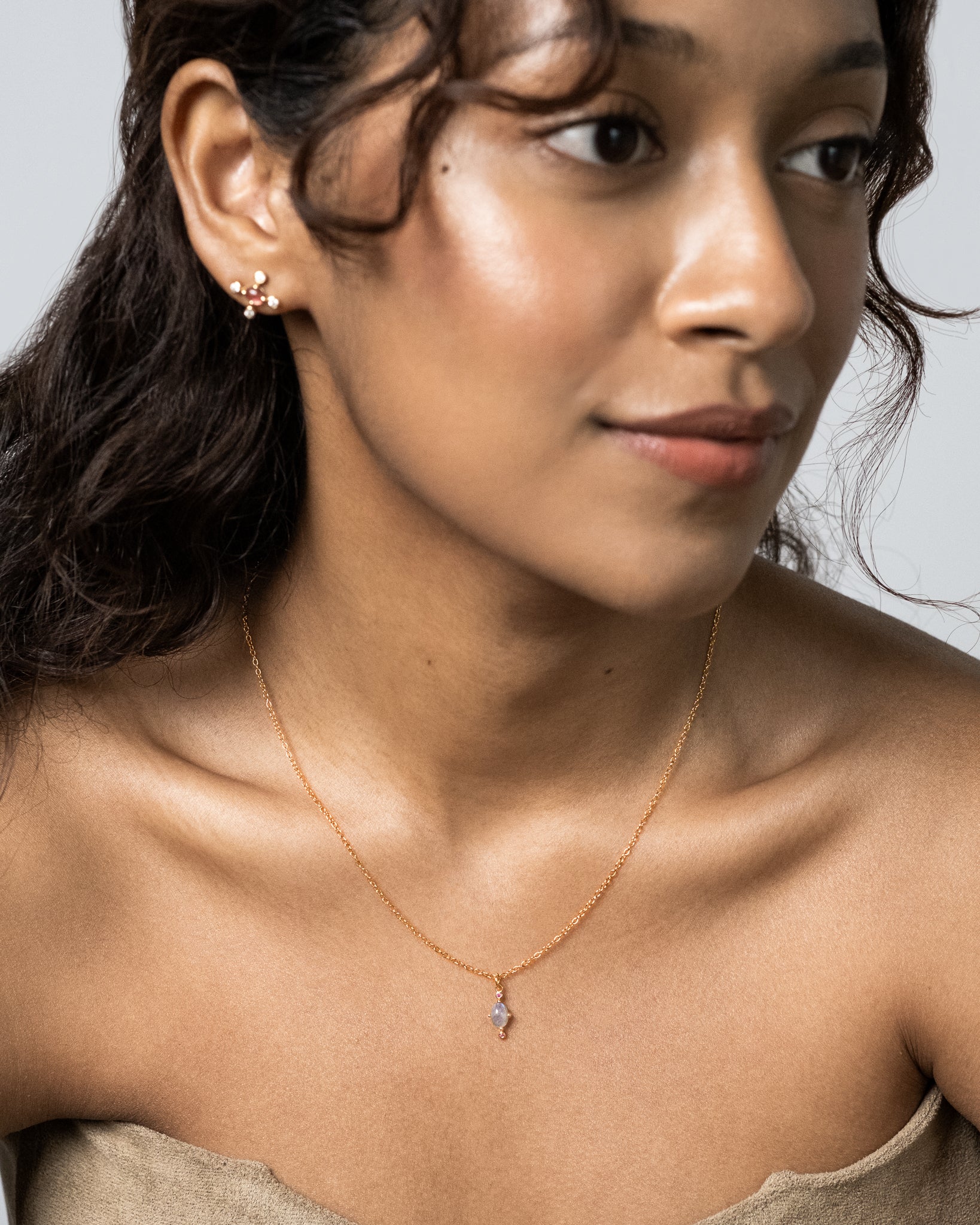 Eye Love You Gold Vermeil Necklaces - Inari Jewellery