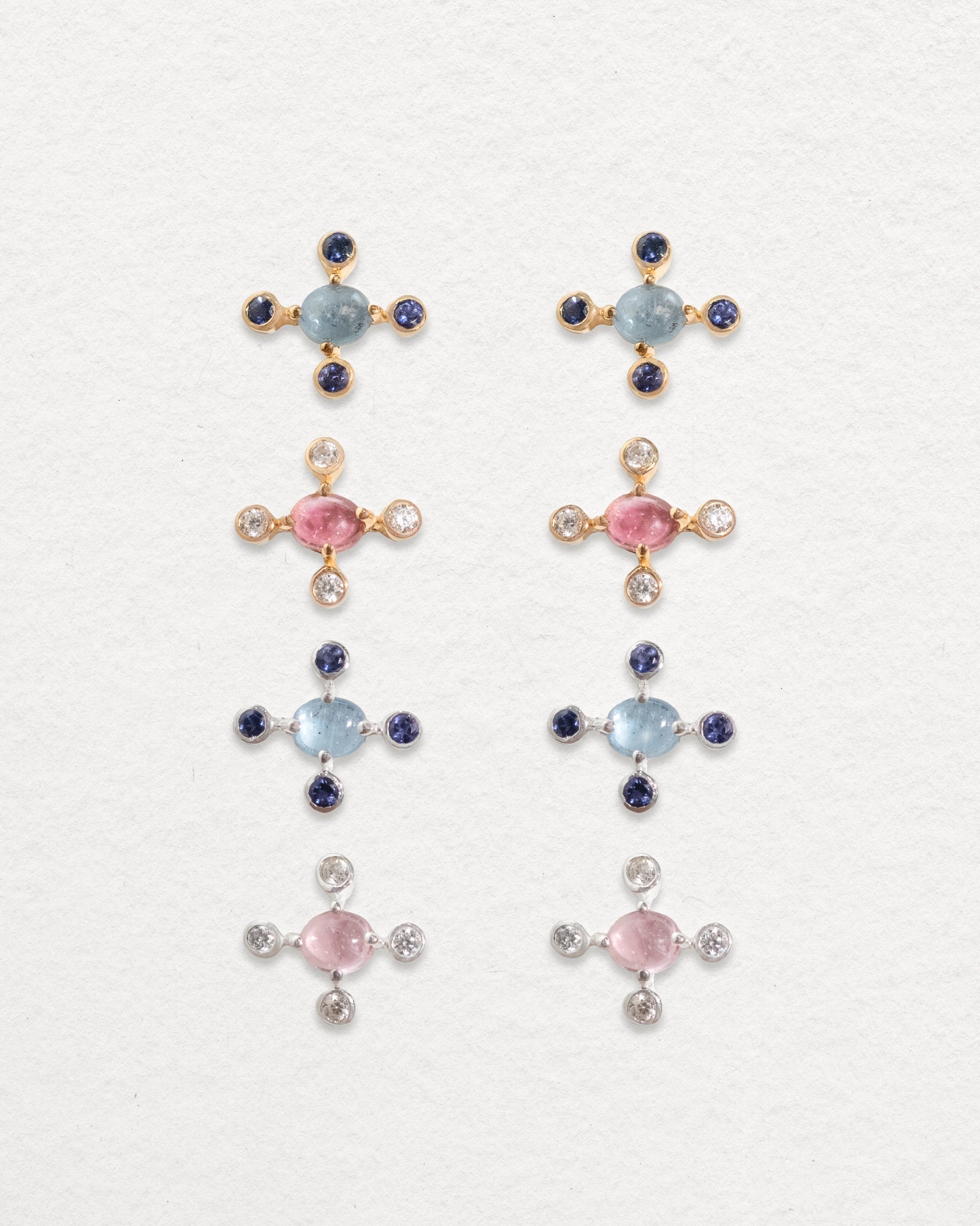 Love Signal Gold Vermeil Earrings - Inari Jewellery