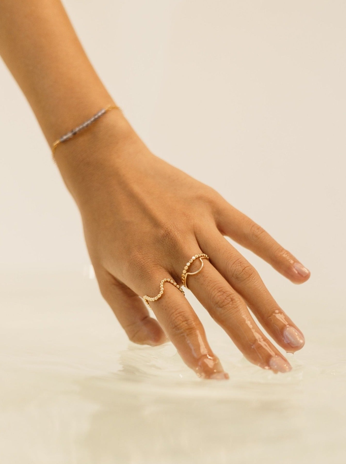 Minimalist Gold Stacking Ring 
