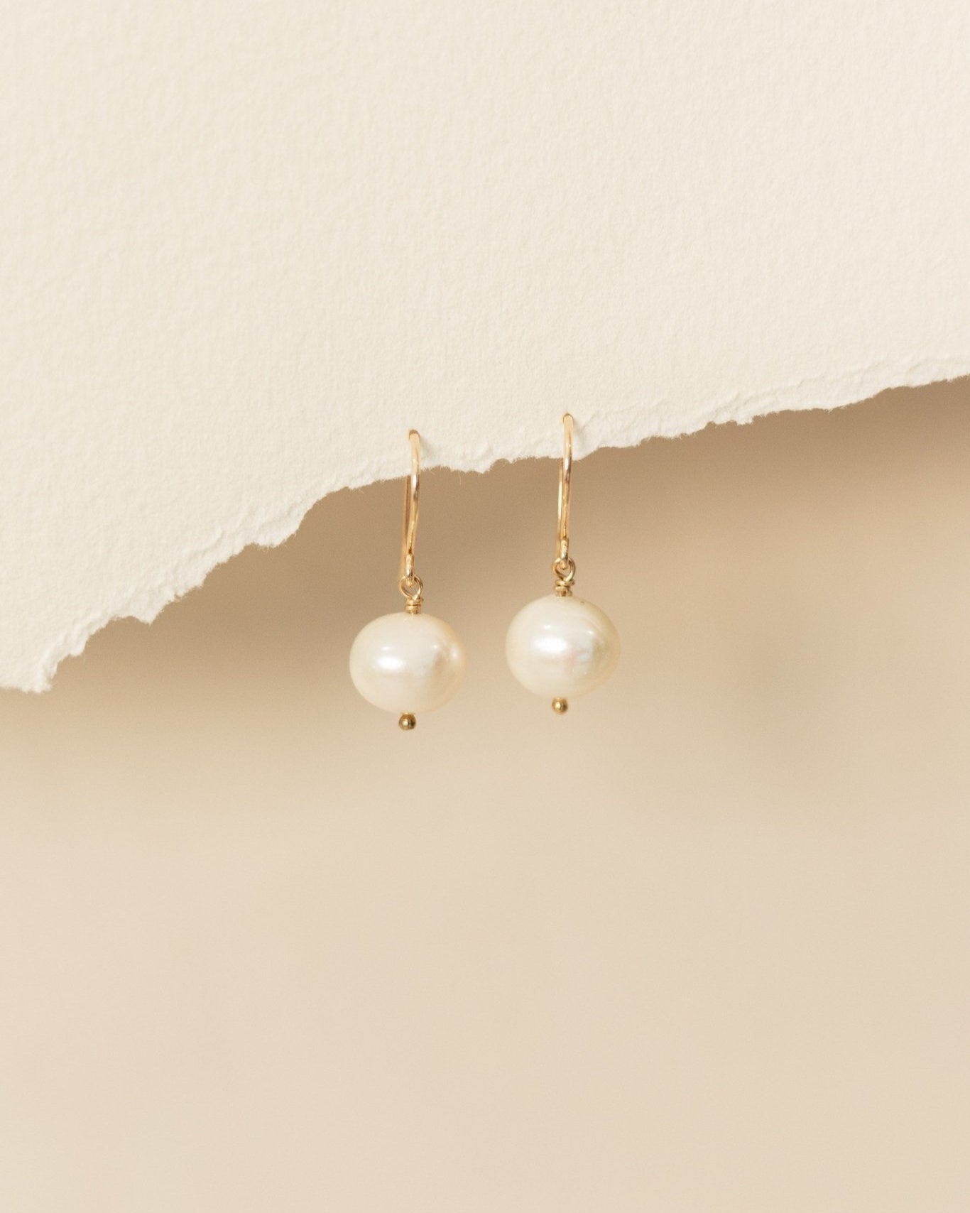 Snowball Freshwater Pearl Earrings - Inari Jewellery