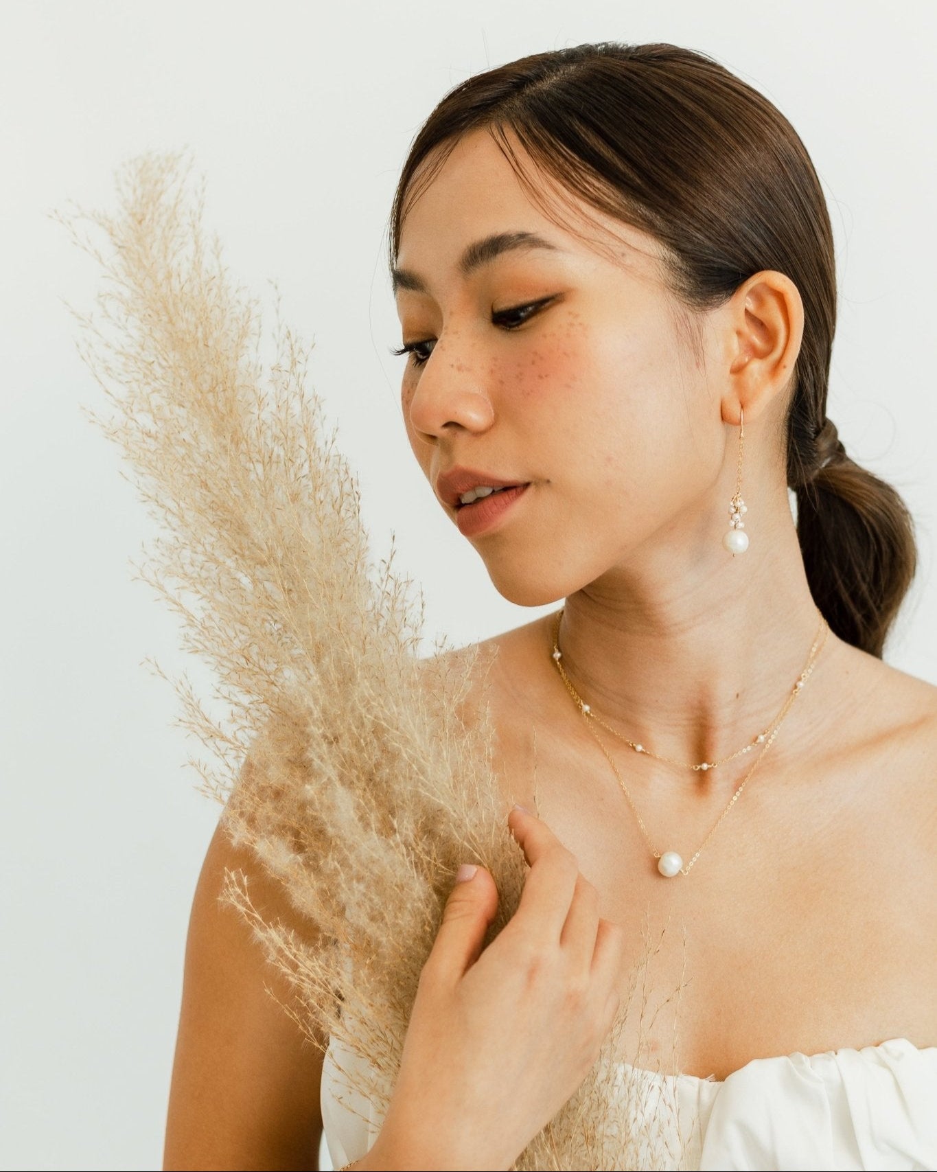 Snowball Freshwater Pearl Necklace - Inari Jewellery