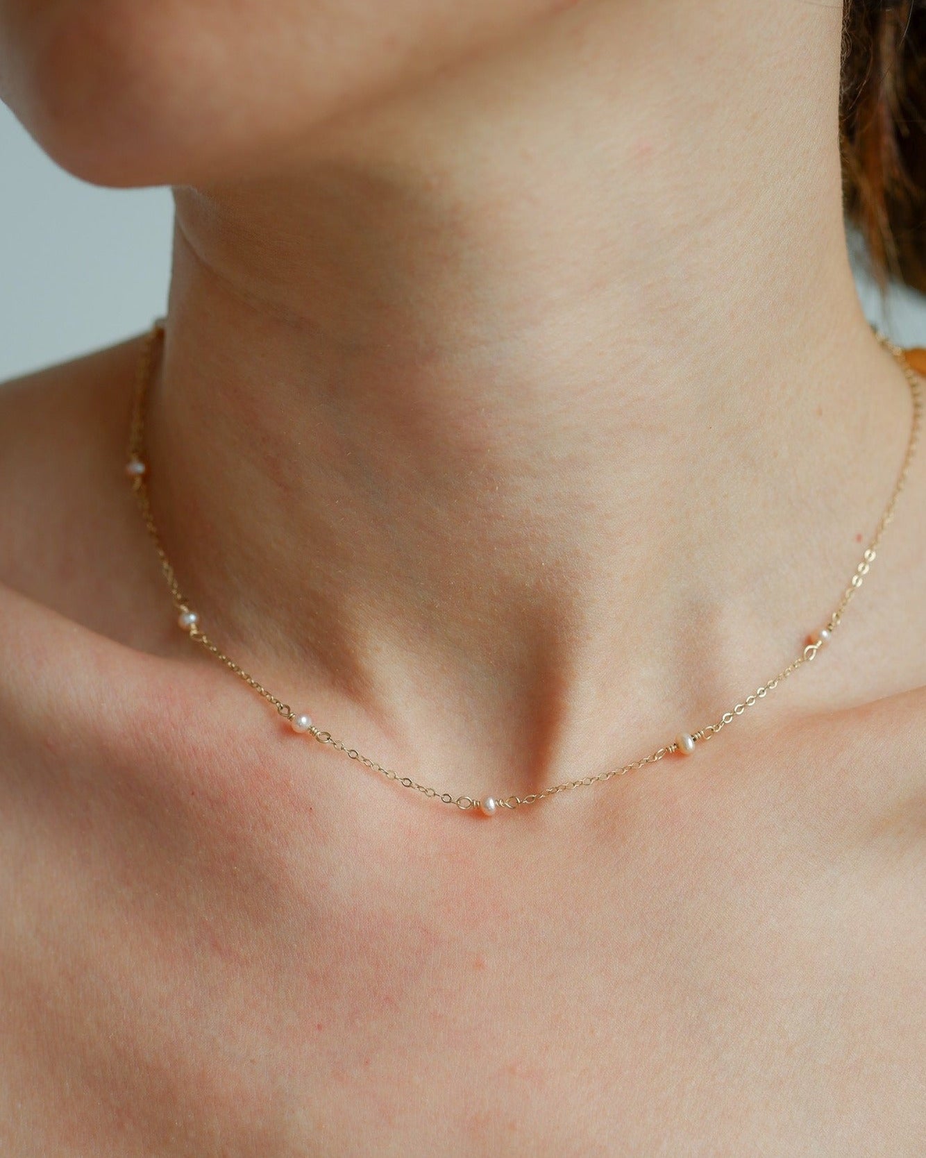 Tinsel Freshwater Pearls Necklace - Inari Jewellery